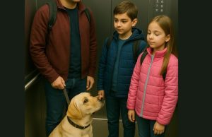 My Little Sister And I Took The Elevator When A Strange Dog Jumped On Her And Barked: We Were Terrified When We Found Out The Reason Why
