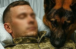 The German Shepherd did not move away from the coffin – then suddenly began to bark. Moments later, people were screaming at the unbelievable sight unfolding before them…