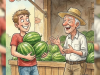 An Old Man Is Selling Watermelon.