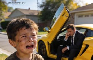 A 5-Year-Old Screamed, “My Mom Is Dy:ing!” as He Pounded on a Yellow Ferrari—What the Millionaire Did Next Silenced the Street.