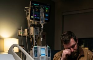 Security panicked when a huge, battle-scarred rescue dog approached the pediatric can.cer ward. Then, his unexpected move left everyone in tears.