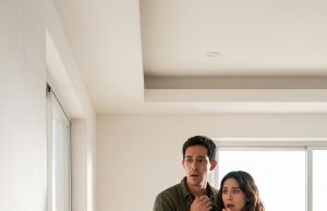 The dog kept growling at one wall of the apartment… and the owners decided to knock it down…