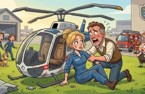 A Blonde’s Helicopter Lessons