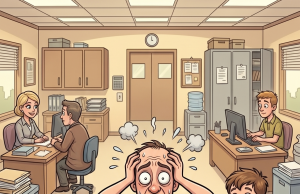 A woman walked into the Welfare Office to apply for assistance.