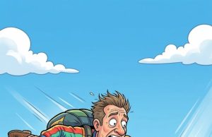 He Was Plunging to the Earth with a Broken Parachute. Then, He Met a Man Flying Upward.