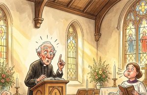A man went to Church.