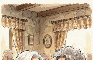 Two elderly friends, Ethel and Mabel, were enjoying a quiet breakfast at their favorite diner.